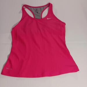 Nike Dri-Fit Women's Pink Racerback Workout Bra Top Size Small 380512-609